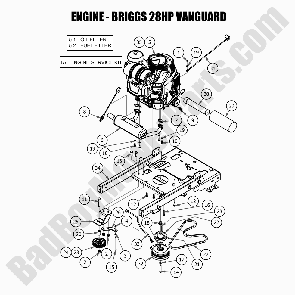 2021 Revolt Engine - Briggs Vanguard